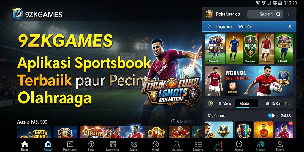 Screenshot gameplay 9ZKGAMES menampilkan taruhan olahraga yang seru.