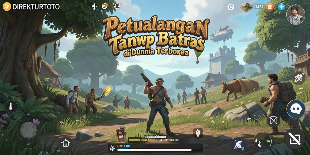 Screenshot langsung dari permainan <strong>DIREKTURTOTO</strong> menunjukkan keindahan dunia terbuka.