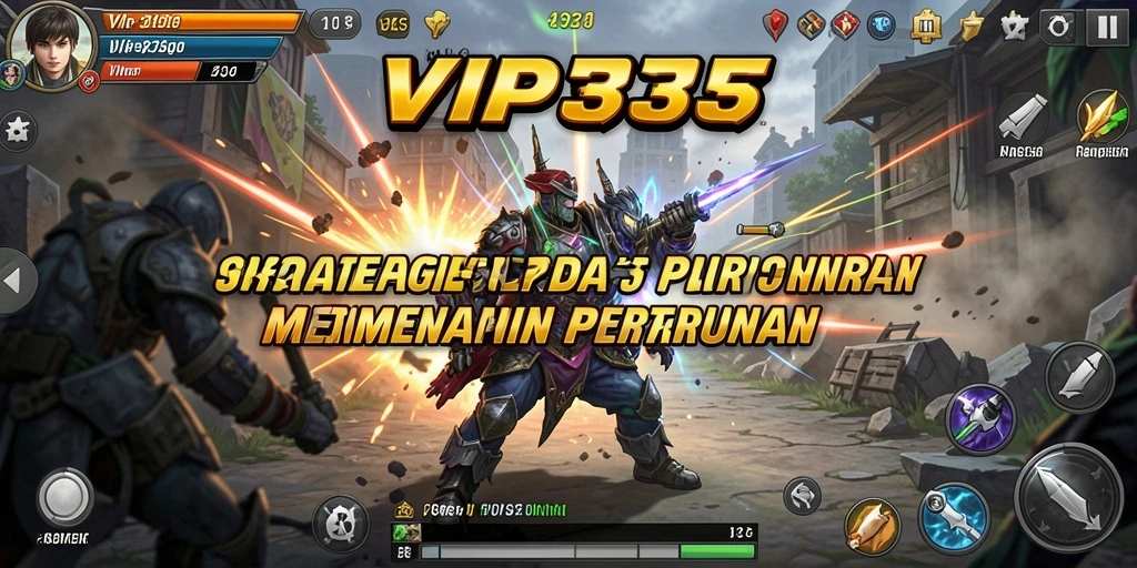 Screenshot gameplay VIP333 menampilkan aksi strategi yang mendebarkan.
